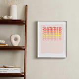"Retro Summer" - Art Print in Pink Ombre by Kisco Print Shop - In a Room