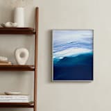 "saltwater current" - Art Print in saltwater by Teodora Guererra - In a Room