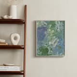 "Sea Foam Drift" - Art Print in Blue Sage by Camille Pietrow - In a Room