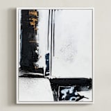 "The Juncture" - Art Print in Ink by Jeannine Chanin Penn - Framed Canvas