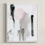 "Son" - Art Print in Noir by Lori Wemple - Framed Canvas