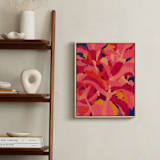 "Kalanchoe" - Art Print in Begonia Pink by Juls Treviño - In a Room