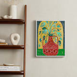 "Moroccan Bouquet" - Art Print in Rusty Red by Sarah Fitzgerald - In a Room