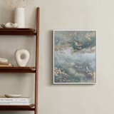 "Luminous Smoke No. 2" - Art Print in Sage & Gold by Julia Contacessi - In a Room