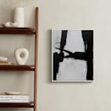 "Gentle Embrace" - Art Print in Black and White by Ilana Greenberg - In a Room