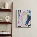 "Worry Lines" - Art Print in Soft Coral by Katie Schermbeck - In a Room