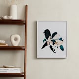 "Botanical Series #4" - Art Print in Dark blue by Caryn Owen - In a Room