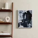 "Stormy Seas 03" - Art Print in Navy Blue by Sara Kraus - In a Room