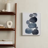 "stone pile" - Art Print in indigo blue by Kelly Witmer - In a Room