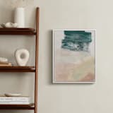 "The Layers Beneath" - Art Print in lush green by Lauren Packard - In a Room