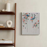 "Cascade" - Art Print in Coral by Sonal Nathwani - In a Room