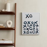 "XO Sol" - Art Print in Smoky Black by Michelle Owenby Design - In a Room