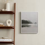 "LakeView II" - Art Print in Misty Grey by Amy Hall - In a Room