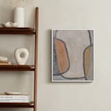 "calm distress" - Art Print in beachy grey by Kate Cawood - In a Room
