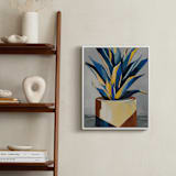"Get To The Point" - Art Print in Southwest Blue by Marla Beyer - In a Room