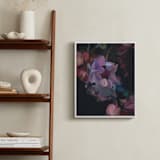 "Midnight Petals" - Art Print in Midnight Plum by Amy Hall - In a Room