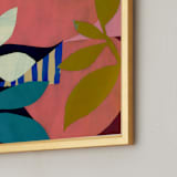 "Sun Will Shine" - Art Print in Petal by cyrille gulassa - Frame Close-up