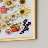 "Bloom Baby Bloom" - Art Print in Classic Rose by Theresa Bear - Frame Close-up
