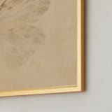 "Vintage Mariposa II" - Art Print in Vintage Ivory by jinseikou - Frame Close-up