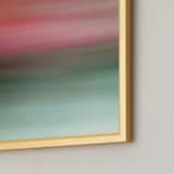 "Layered Dreamscape" - Art Print in Terra Cotta by Laura Bolter - Frame Close-up