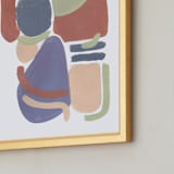 "abstract movement" - Art Print in sag green by Tae Lee - Frame Close-up