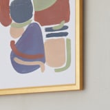 "abstract movement" - Art Print in sag green by Tae Lee - Frame Close-up