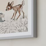 "Bambi" - Art Print in Fawn by Teju Reval - Frame Close-up