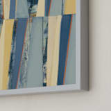 "Put In Order" - Art Print in Dusty Green by Pippin Schupbach - Frame Close-up