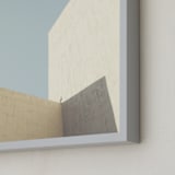 "Structure I" - Art Print in Eggshell by Kamala Nahas - Frame Close-up
