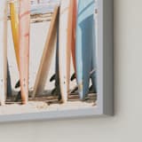"IF YOU WANNA GO + TAKE A RIDE WITH ME" - Art Print in Surfjack by Summer Strauch - Frame Close-up