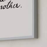 "Love one, Love all" - Art Print in white by Maja Cunningham - Frame Close-up