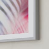 "abstract palms set III" - Art Print in berry by Kamala Nahas - Frame Close-up