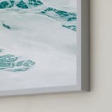 "Cerulean Swell II" - Art Print in cerulean by Kamala Nahas - Frame Close-up