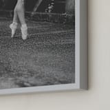 "Le Pointe" - Art Print in Graphite Black by Hollie Renner Photography - Frame Close-up