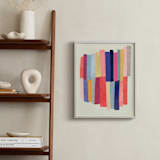 "Barred" - Art Print in White by melanie mikecz - In a Room