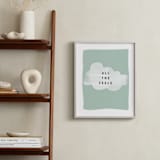 "all the feels" - Art Print in aqua by Lindsay Stetson Thompson - In a Room
