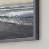 "Salt Kissed III" - Art Print in Sand by Khara Ledonne - Frame Close-up