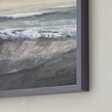 "Salt Kissed I" - Art Print in Sand by Khara Ledonne - Frame Close-up