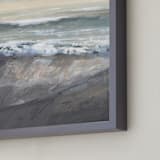 "Salt Kissed I" - Art Print in Sand by Khara Ledonne - Frame Close-up