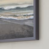 "Salt Kissed II" - Art Print in Sands by Khara Ledonne - Frame Close-up