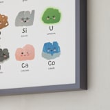 "Kawaii Elements" - Art Print in Brights by McKenna Sato - Frame Close-up