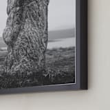 "Standing Stones III" - Art Print in Black and White by Kamala Nahas - Frame Close-up