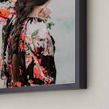 "Flourish" - Art Print in Peony by Alicia Abla - Frame Close-up