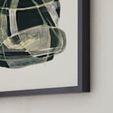 "Erde" - Art Print in Moss by Catilustre - Frame Close-up