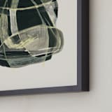 "Erde" - Art Print in Moss by Catilustre - Frame Close-up