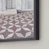 "Palace Walk 1" - Art Print in sandstone by Kamala Nahas - Frame Close-up