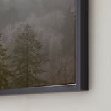"Pine Forest" - Art Print in White by Crystal Lynn Collins - Frame Close-up