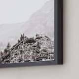 "Little Island" - Art Print in Stone by Jamie Lollback - Frame Close-up
