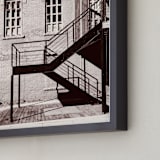 "brick and mortar" - Art Print in salt & pepper by Sondra Lucianovic - Frame Close-up