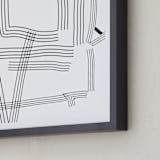 "Path of Life" - Art Print in Blackest Ink by Kisco Print Shop - Frame Close-up